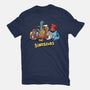 The Dinosaurs-Mens-Basic-Tee-Vallina84