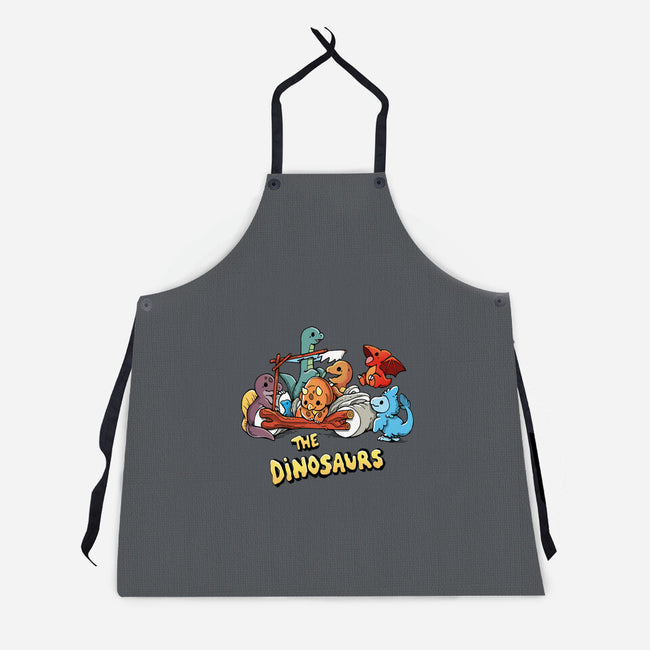 The Dinosaurs-Unisex-Kitchen-Apron-Vallina84