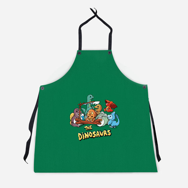 The Dinosaurs-Unisex-Kitchen-Apron-Vallina84