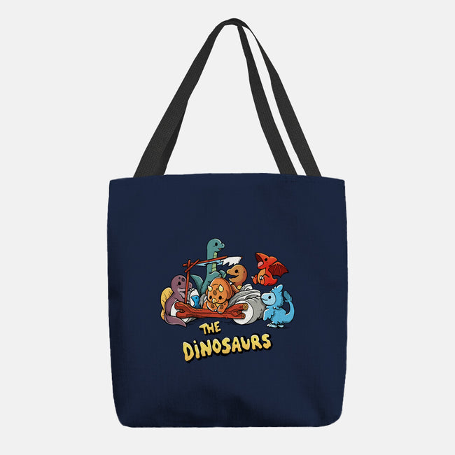 The Dinosaurs-None-Basic Tote-Bag-Vallina84
