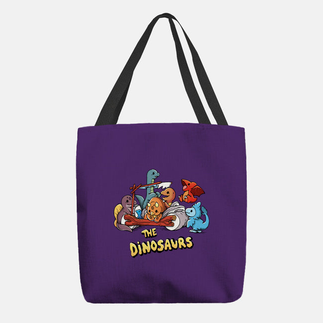 The Dinosaurs-None-Basic Tote-Bag-Vallina84