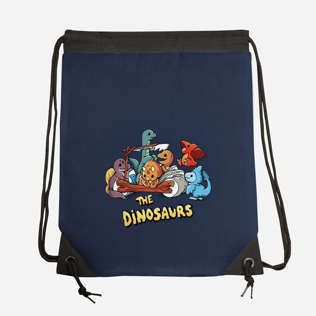 The Dinosaurs-None-Drawstring-Bag-Vallina84