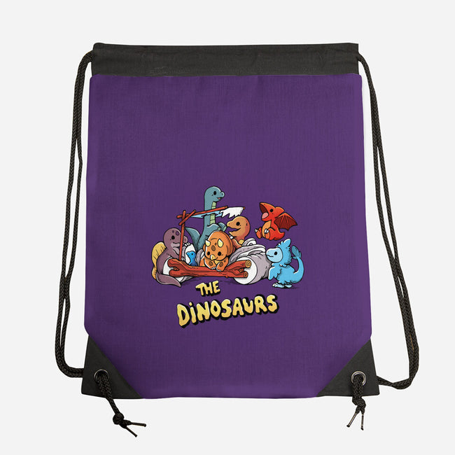 The Dinosaurs-None-Drawstring-Bag-Vallina84