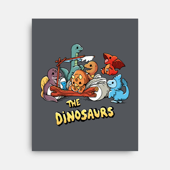 The Dinosaurs-None-Stretched-Canvas-Vallina84