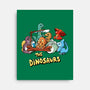 The Dinosaurs-None-Stretched-Canvas-Vallina84
