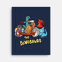 The Dinosaurs-None-Stretched-Canvas-Vallina84