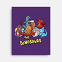 The Dinosaurs-None-Stretched-Canvas-Vallina84