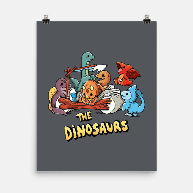 The Dinosaurs-None-Matte-Poster-Vallina84