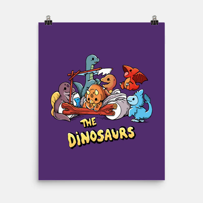The Dinosaurs-None-Matte-Poster-Vallina84