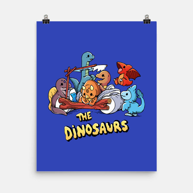 The Dinosaurs-None-Matte-Poster-Vallina84