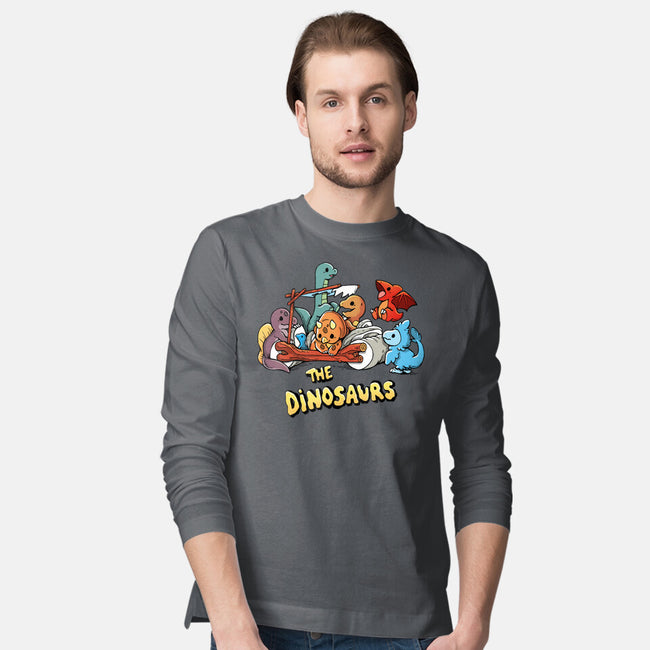 The Dinosaurs-Mens-Long Sleeved-Tee-Vallina84