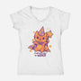 Never Lose My Whimsy-Womens-V-Neck-Tee-TechraNova