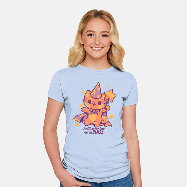 Never Lose My Whimsy-Womens-Fitted-Tee-TechraNova