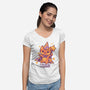 Never Lose My Whimsy-Womens-V-Neck-Tee-TechraNova