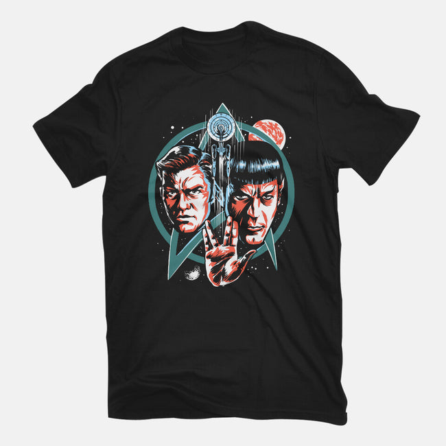 Where No Man Has Gone Before-Womens-Fitted-Tee-zascanauta