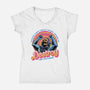 Choose To Destroy-Womens-V-Neck-Tee-glitchygorilla