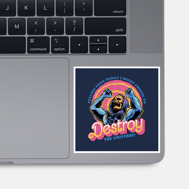Choose To Destroy-None-Glossy-Sticker-glitchygorilla