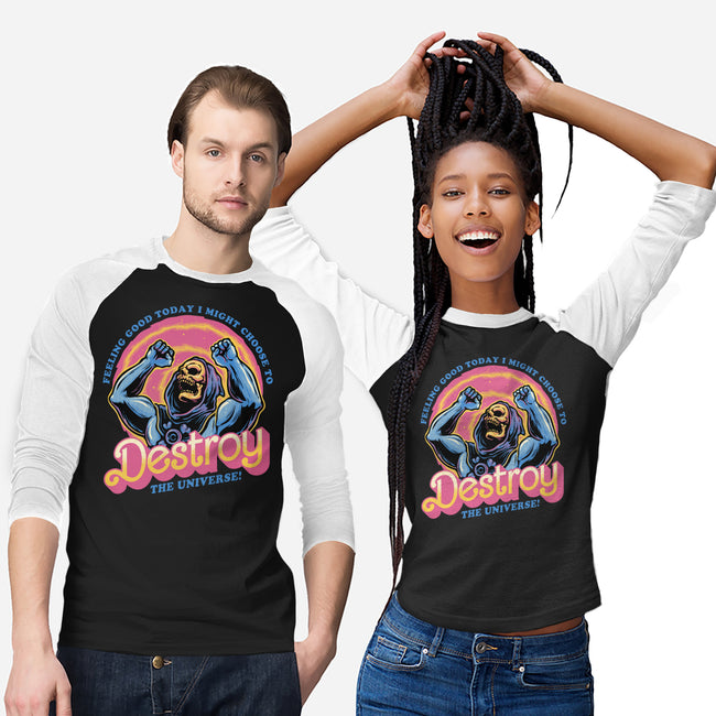 Choose To Destroy-Unisex-Baseball-Tee-glitchygorilla