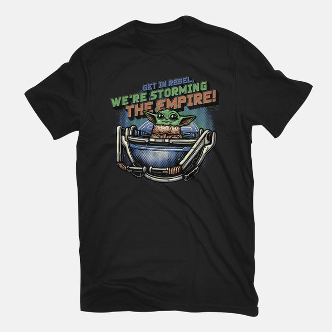 Storming The Empire-Womens-Basic-Tee-glitchygorilla