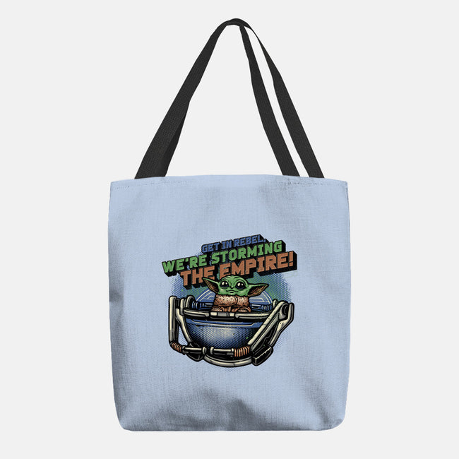 Storming The Empire-None-Basic Tote-Bag-glitchygorilla