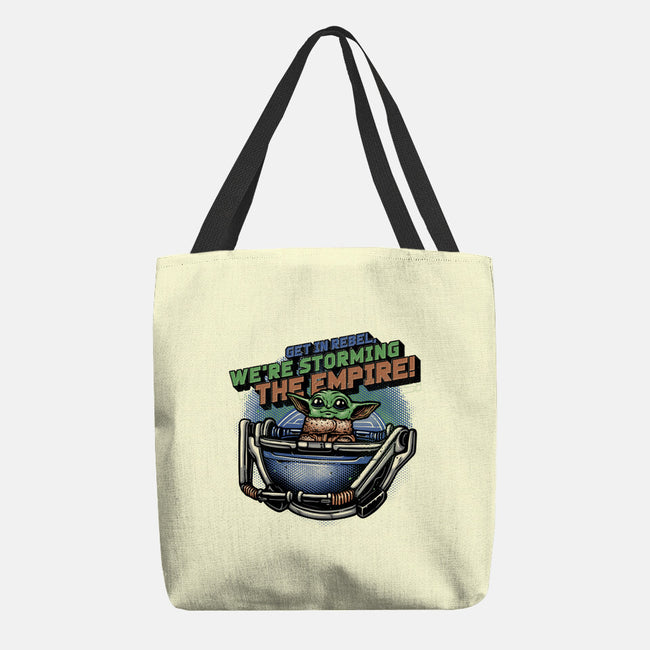 Storming The Empire-None-Basic Tote-Bag-glitchygorilla