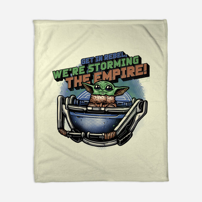 Storming The Empire-None-Fleece-Blanket-glitchygorilla