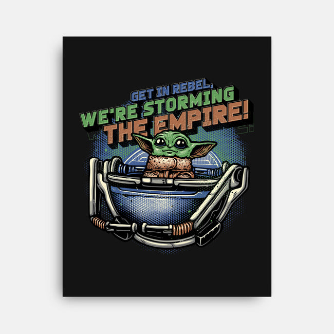 Storming The Empire-None-Stretched-Canvas-glitchygorilla