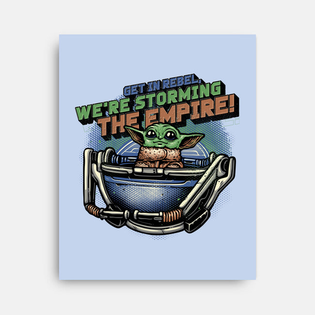 Storming The Empire-None-Stretched-Canvas-glitchygorilla
