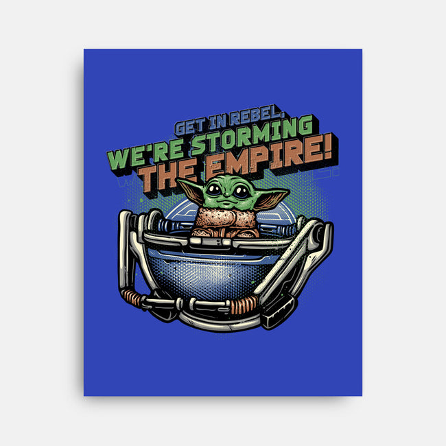 Storming The Empire-None-Stretched-Canvas-glitchygorilla