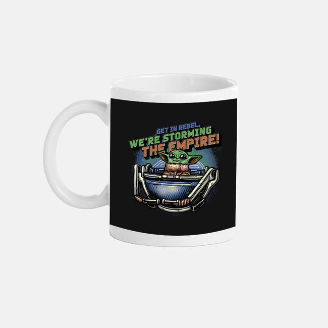 Storming The Empire-None-Mug-Drinkware-glitchygorilla