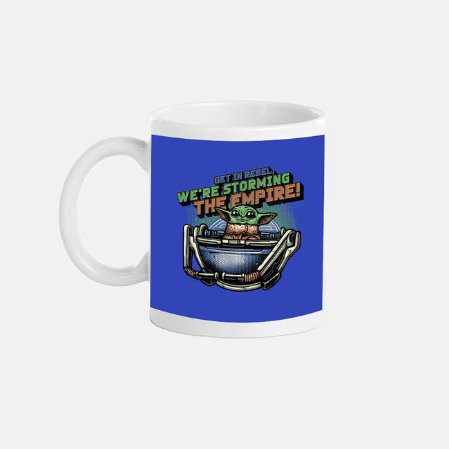 Storming The Empire-None-Mug-Drinkware-glitchygorilla