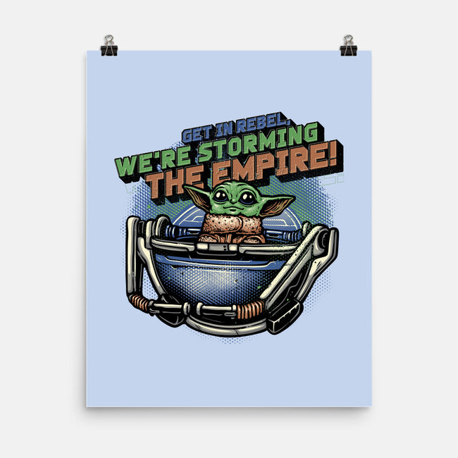 Storming The Empire-None-Matte-Poster-glitchygorilla