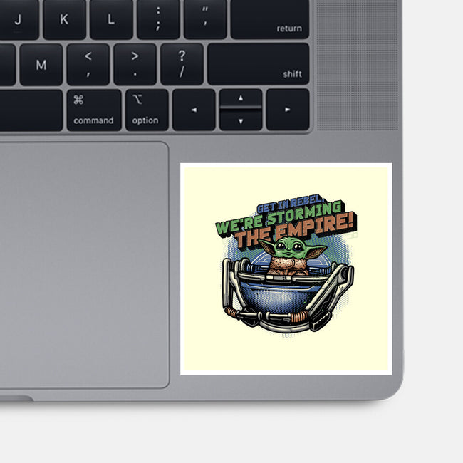 Storming The Empire-None-Glossy-Sticker-glitchygorilla