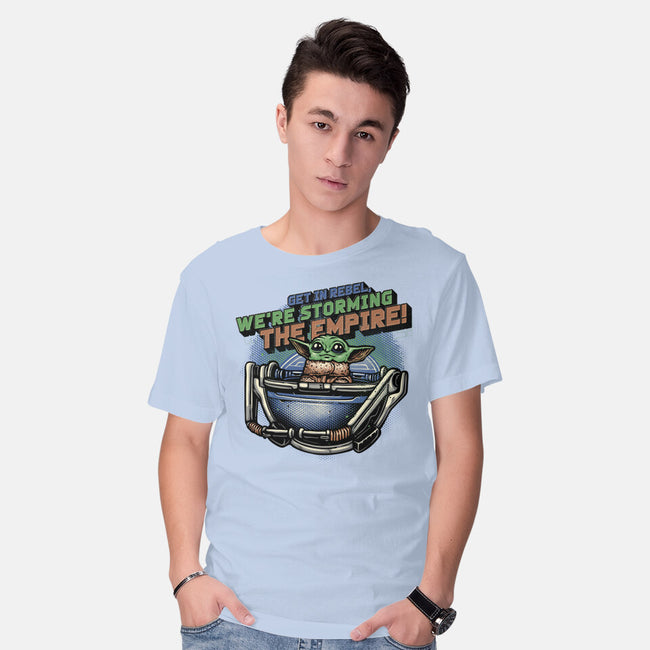 Storming The Empire-Mens-Basic-Tee-glitchygorilla