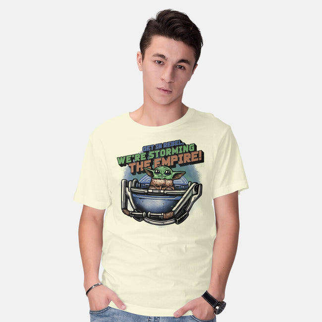 Storming The Empire-Mens-Basic-Tee-glitchygorilla