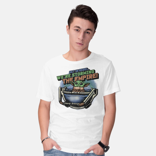 Storming The Empire-Mens-Basic-Tee-glitchygorilla