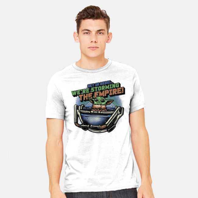 Storming The Empire-Mens-Heavyweight-Tee-glitchygorilla