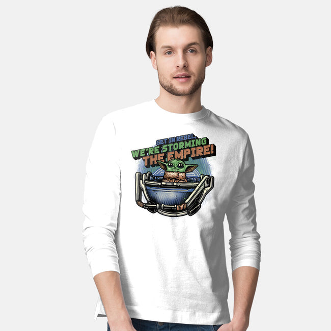Storming The Empire-Mens-Long Sleeved-Tee-glitchygorilla