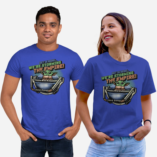 Storming The Empire-Unisex-Basic-Tee-glitchygorilla