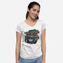 Storming The Empire-Womens-V-Neck-Tee-glitchygorilla