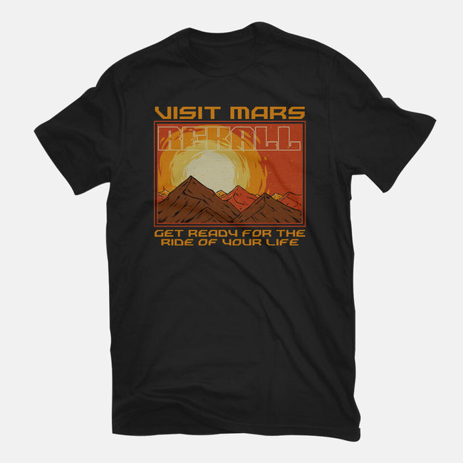 Mars Travel Agency-Womens-Basic-Tee-Studio Mootant