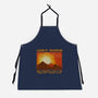 Mars Travel Agency-Unisex-Kitchen-Apron-Studio Mootant