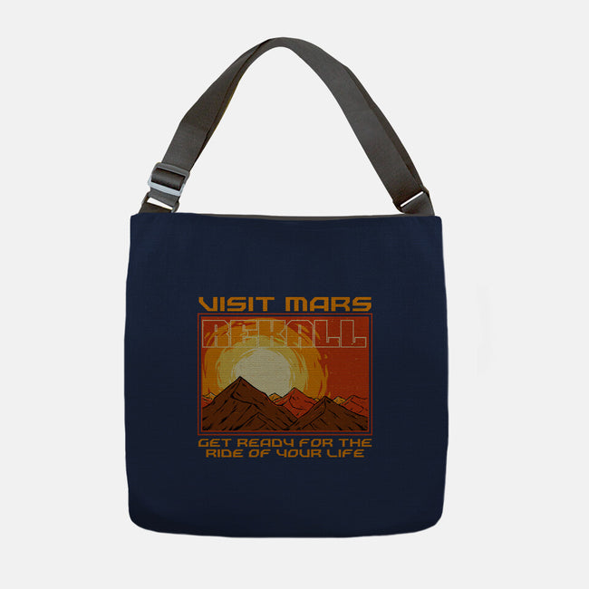 Mars Travel Agency-None-Adjustable Tote-Bag-Studio Mootant