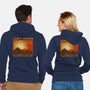 Mars Travel Agency-Unisex-Zip-Up-Sweatshirt-Studio Mootant