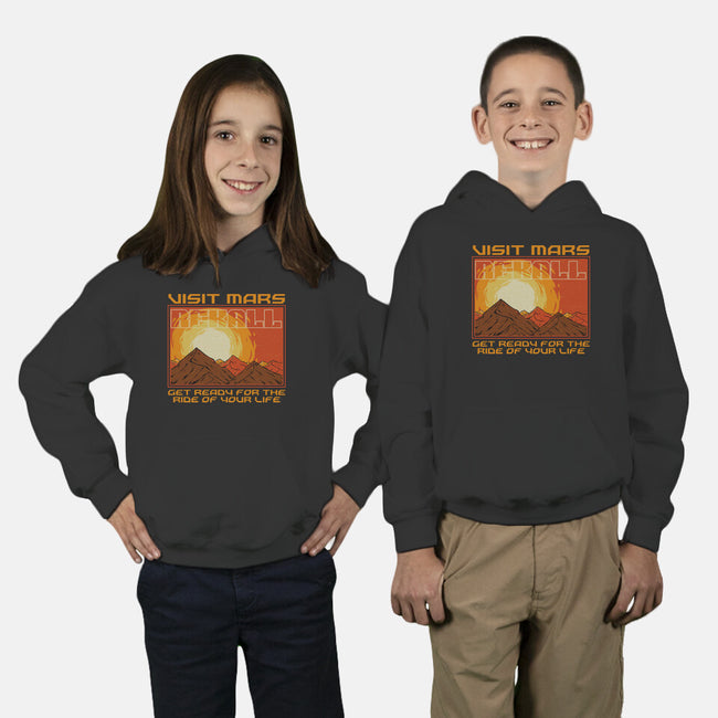 Mars Travel Agency-Youth-Pullover-Sweatshirt-Studio Mootant