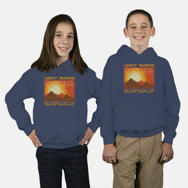Mars Travel Agency-Youth-Pullover-Sweatshirt-Studio Mootant