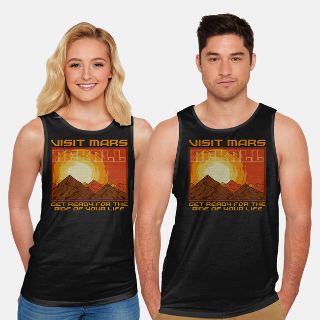 Mars Travel Agency-Unisex-Basic-Tank-Studio Mootant