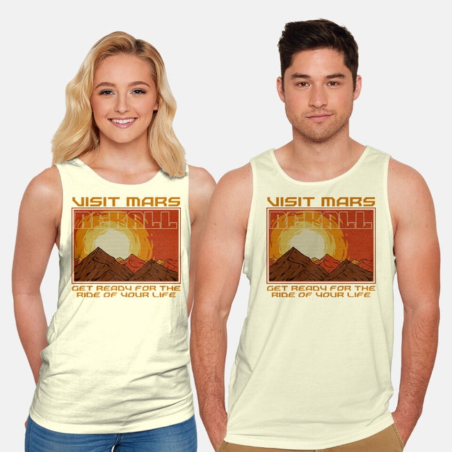 Mars Travel Agency-Unisex-Basic-Tank-Studio Mootant