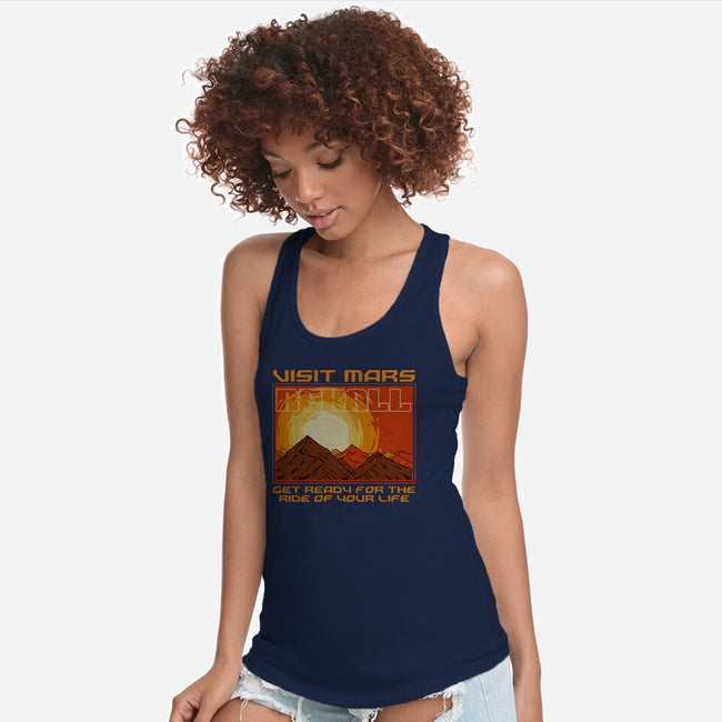 Mars Travel Agency-Womens-Racerback-Tank-Studio Mootant