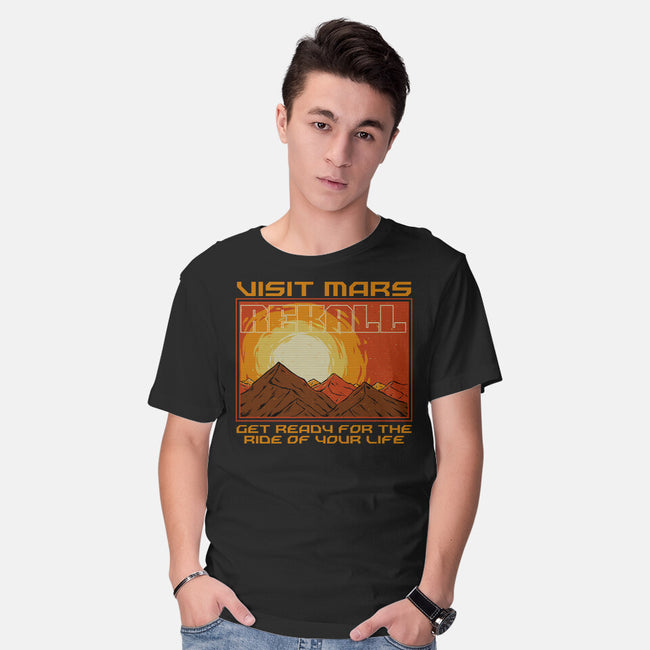 Mars Travel Agency-Mens-Basic-Tee-Studio Mootant